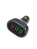 Cargador Plug in Para Auto 60W 4 Entradas VMEX VCC-08