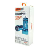 Cargador Para Carro Doble Entrada C Plug In VMEX VCC-07