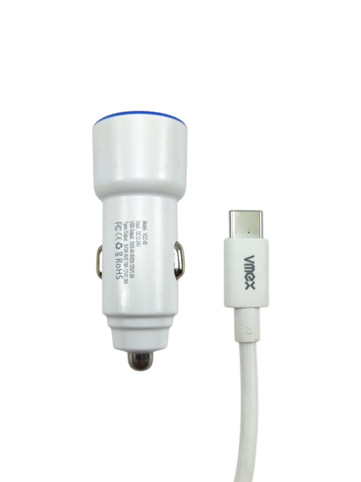 Cargador Para Carro Plug In Doble entrada  VMEX VCC-05