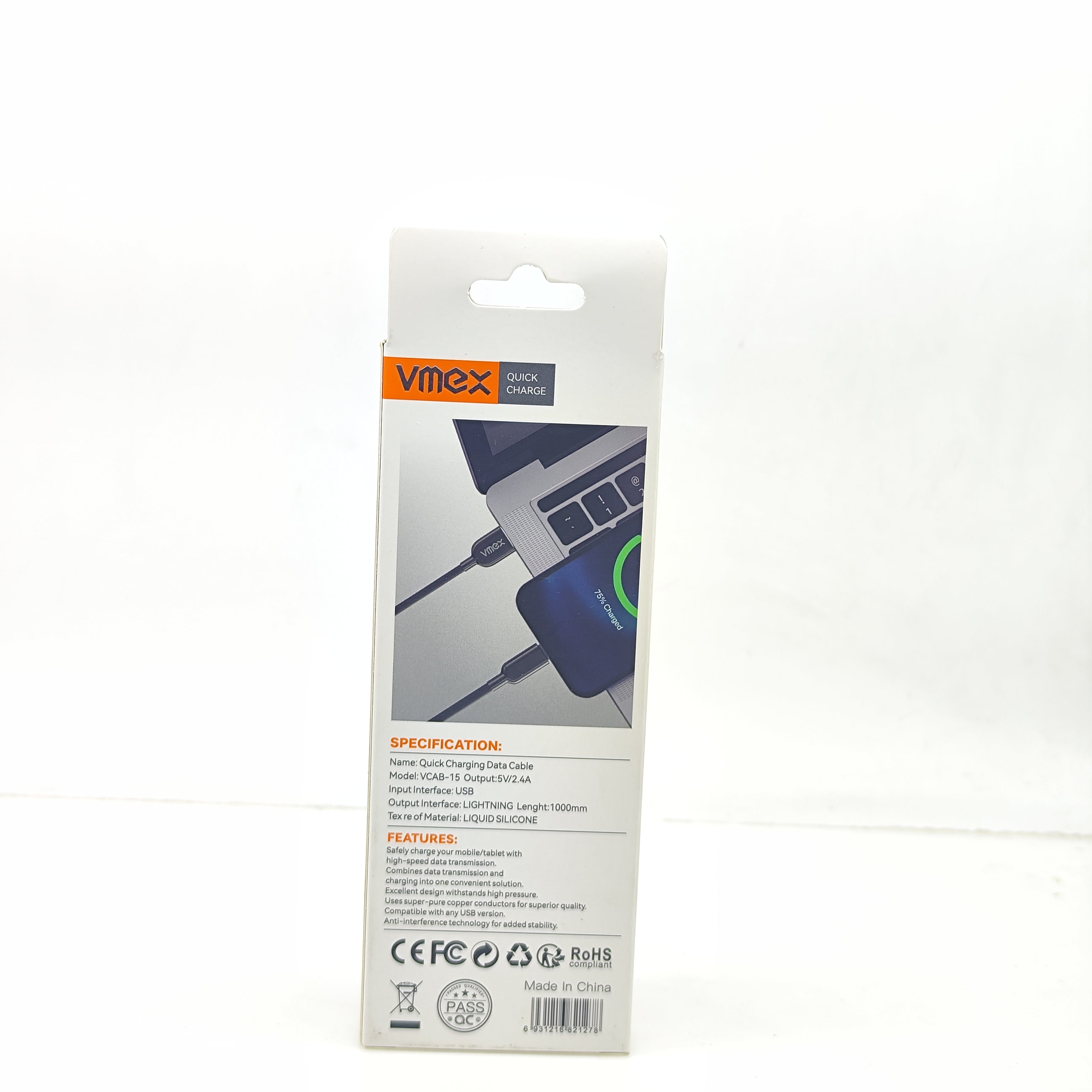 Vcab Cable V8 2.4A VMEX VCAB-15V8 – Vmex Mexico