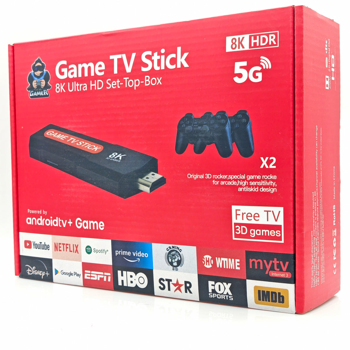 Video juego + TV Androin 8K 5g